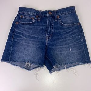 Madewell I Relaxed Cutoff Denim Shorts 24